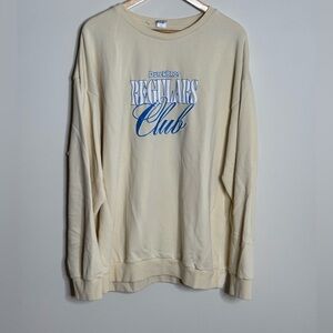 Dutch Bros Regulars Club Cream Crewneck Sweater